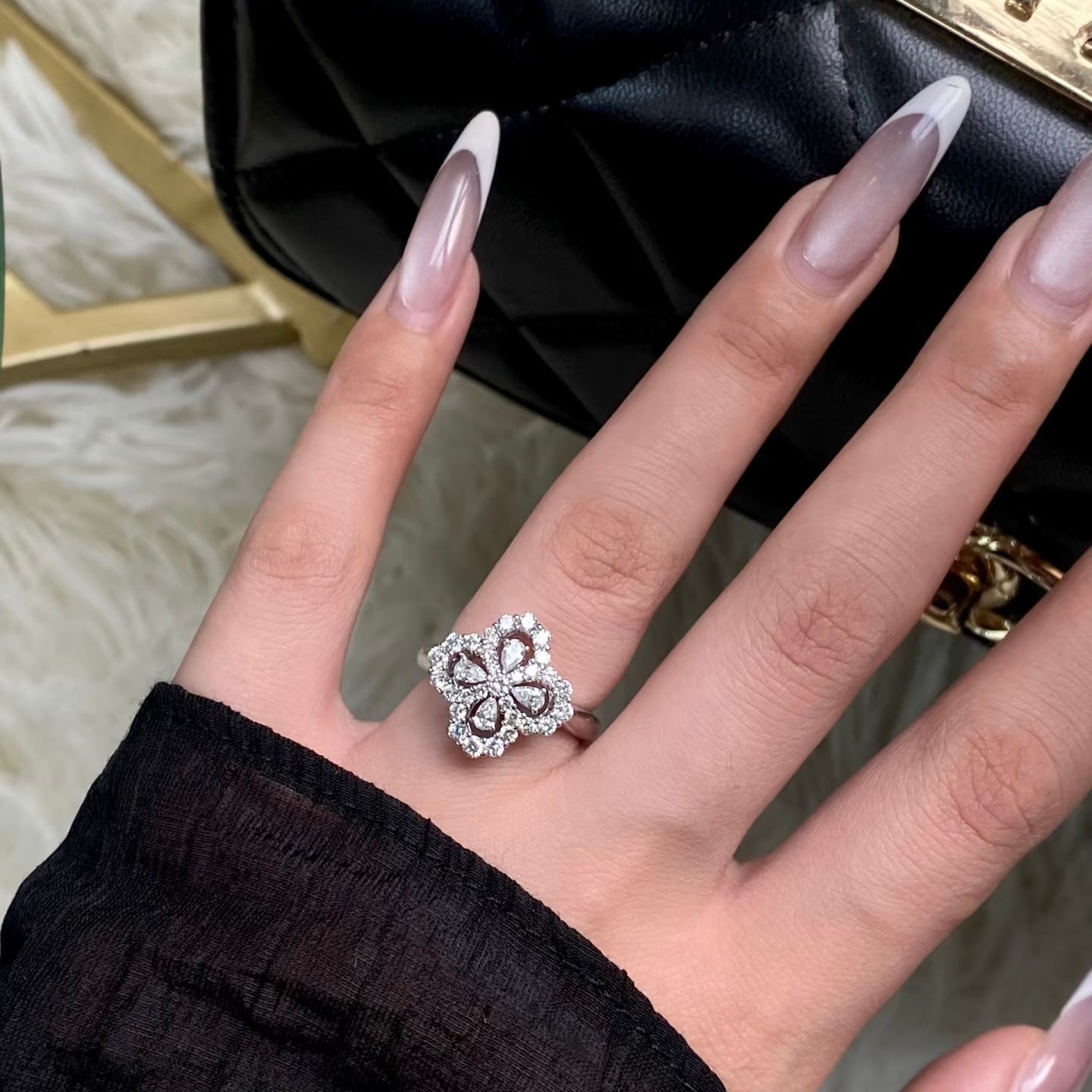 Four Leaf Clover Ring