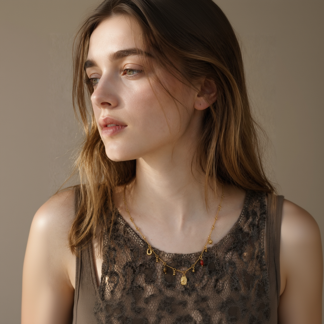 Wind Chime Pendant Necklace