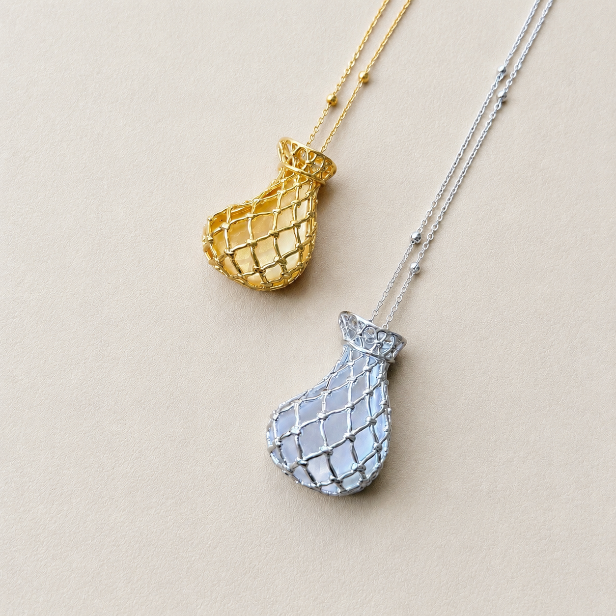 Lucky Charm Openwork Necklace