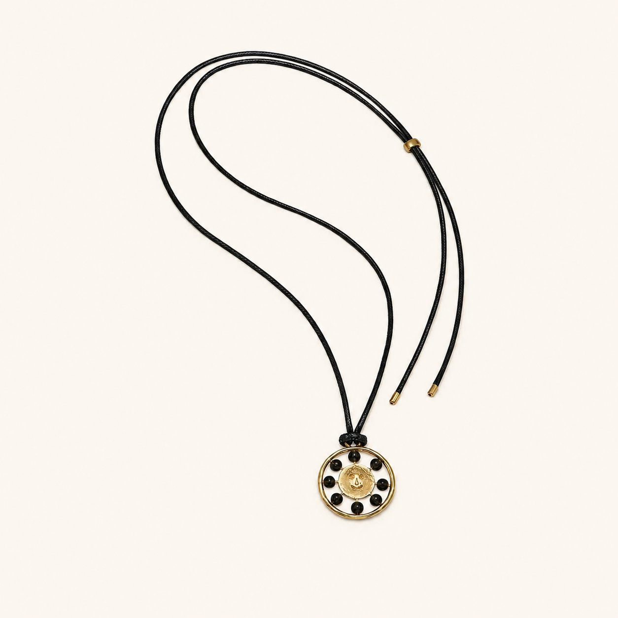 Mystic Smiley Pendant Necklace