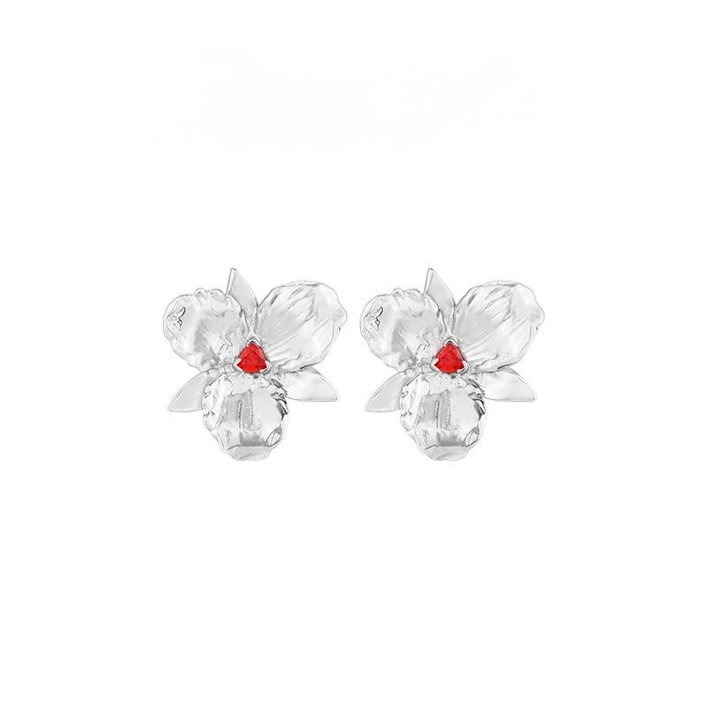 Blossom Gem Statement Earrings