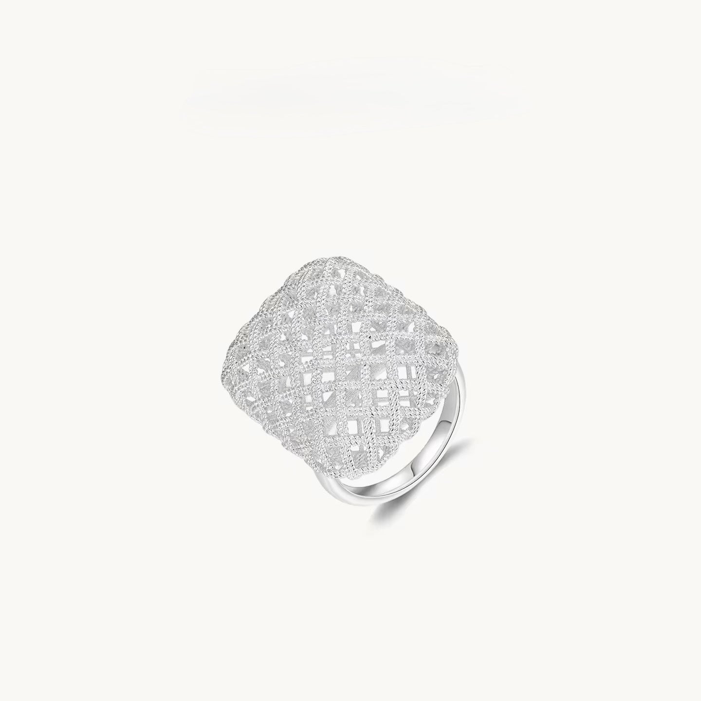 Sugar Cube Woven Ring