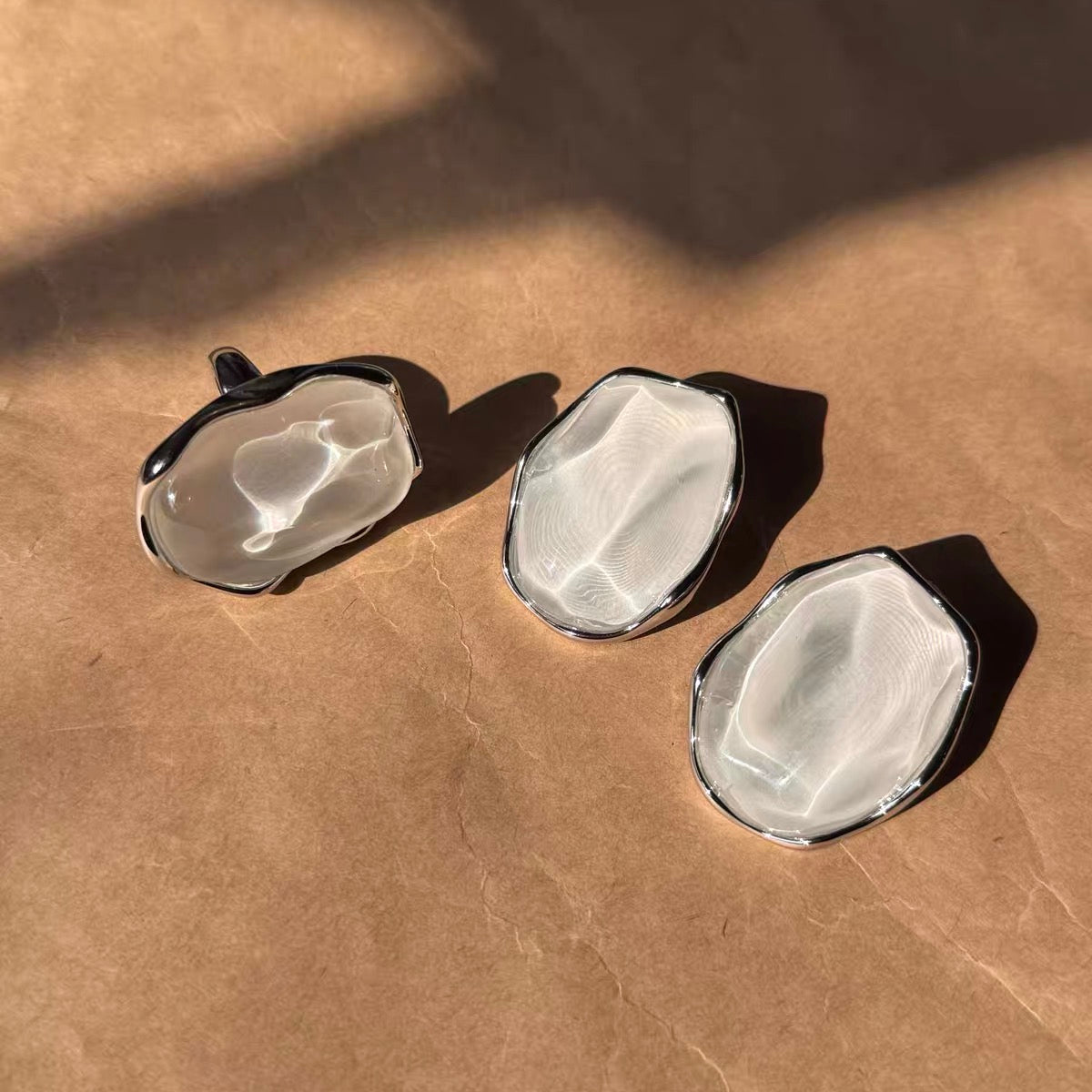 Luminous Spring Statement Open Ring
