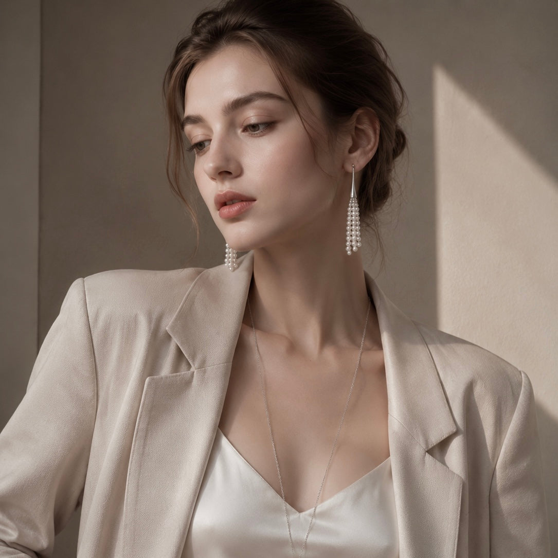 Dawn Pearl Drop Earrings