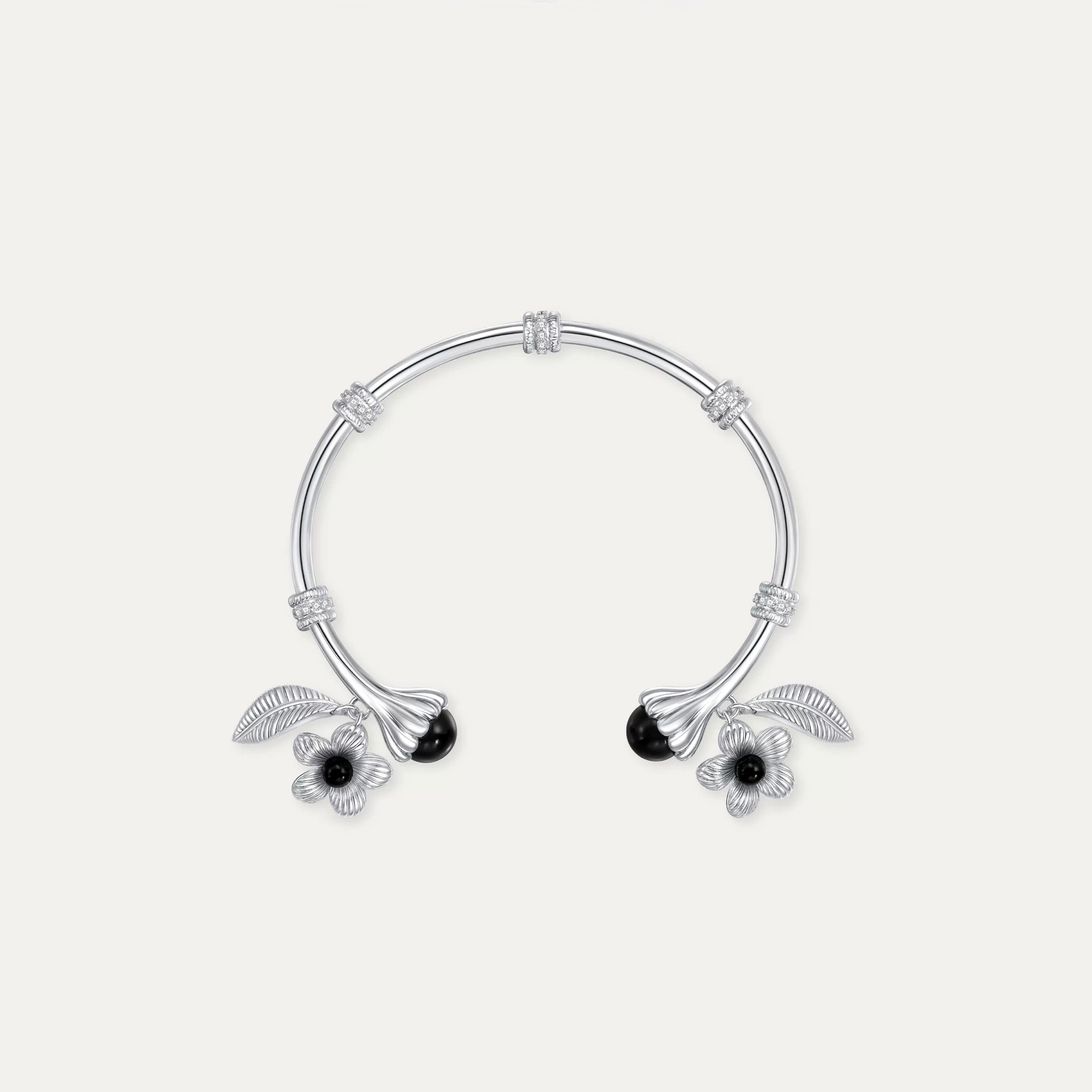 Botanical Whisper Natural Stone Cuff