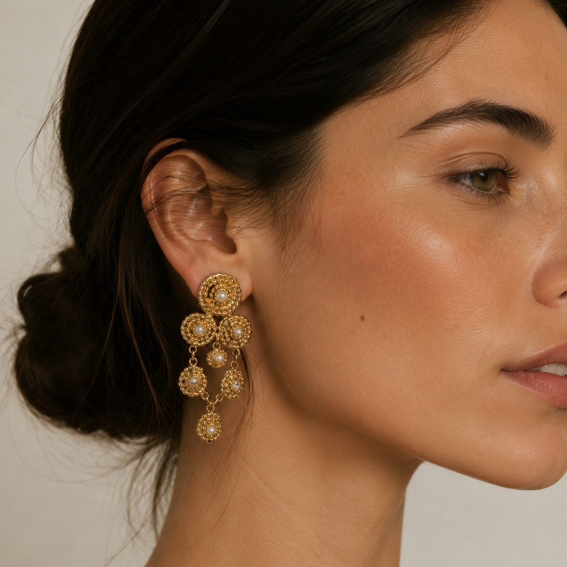Provence Sculptural Statement Earrings