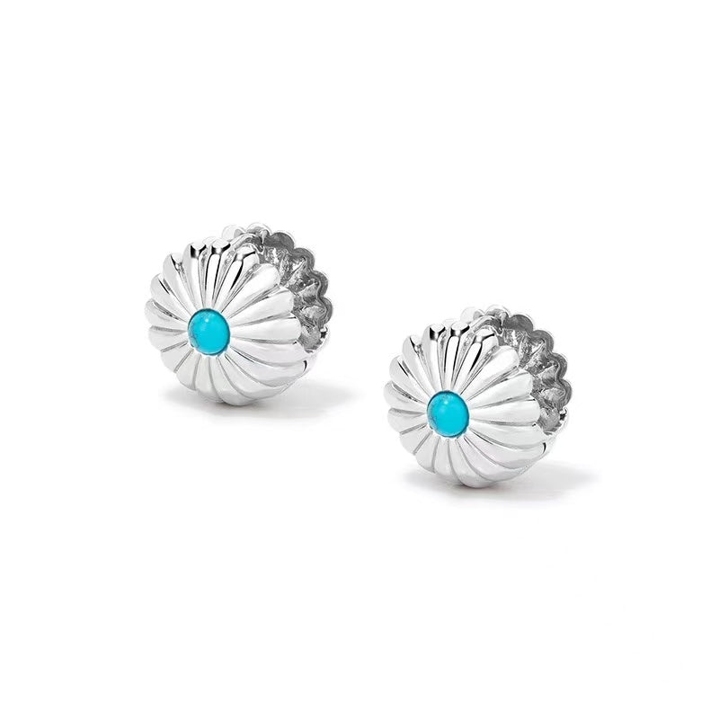 Daisy Stone Stud Earrings
