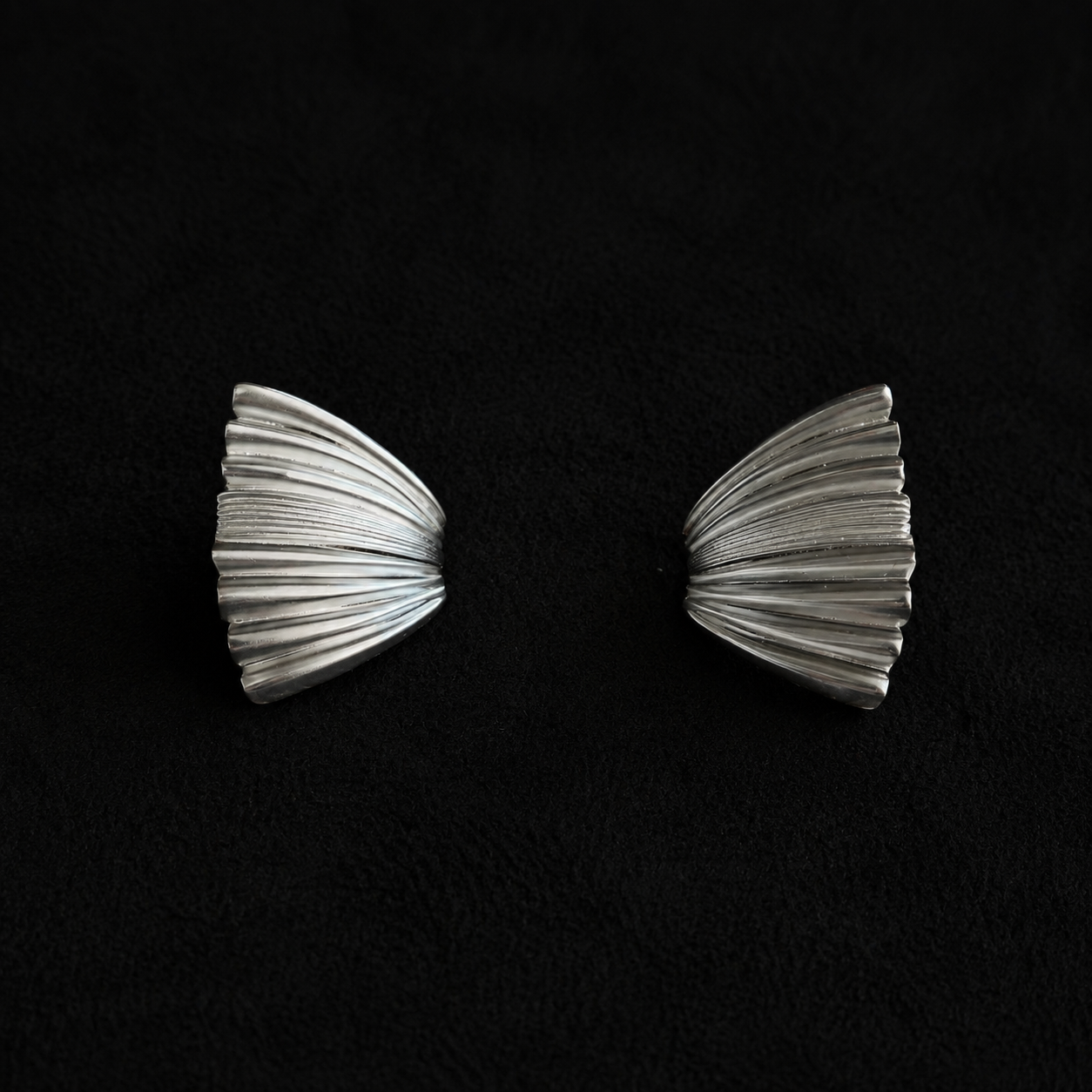Palm Leaf Stud Earrings