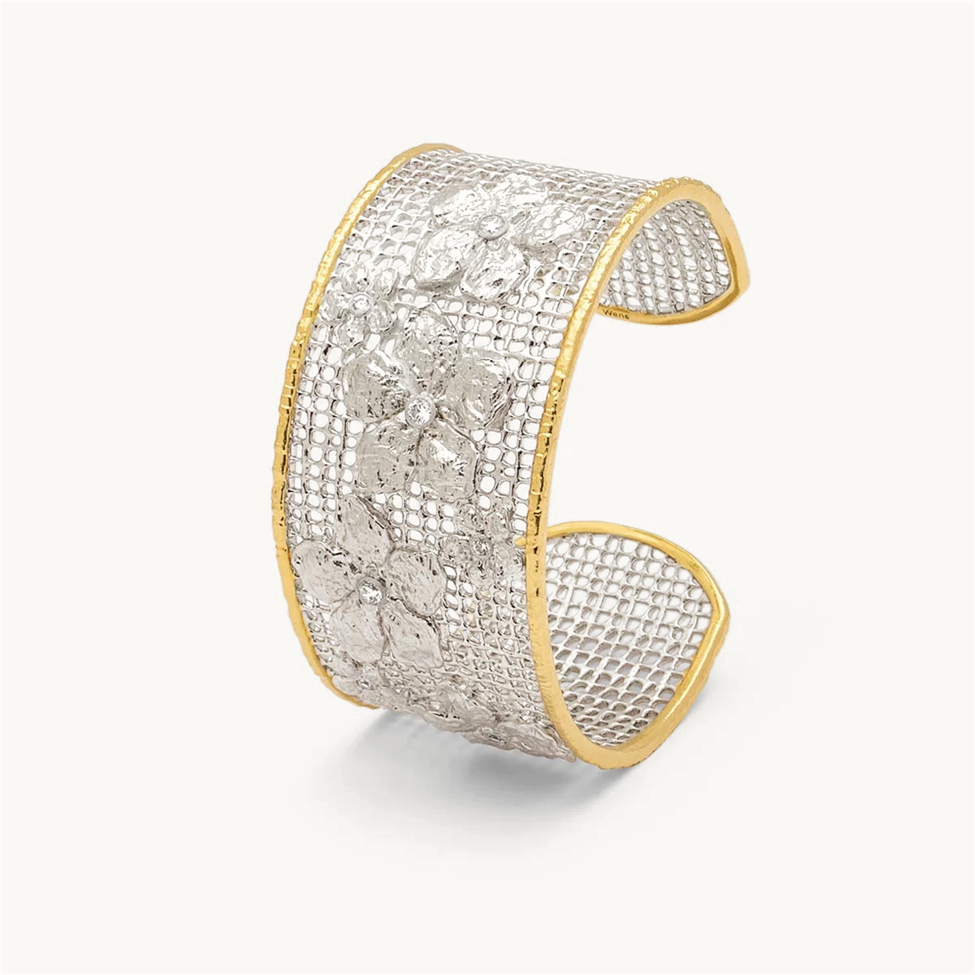 Garden Lace Floral Cuff Bracelet