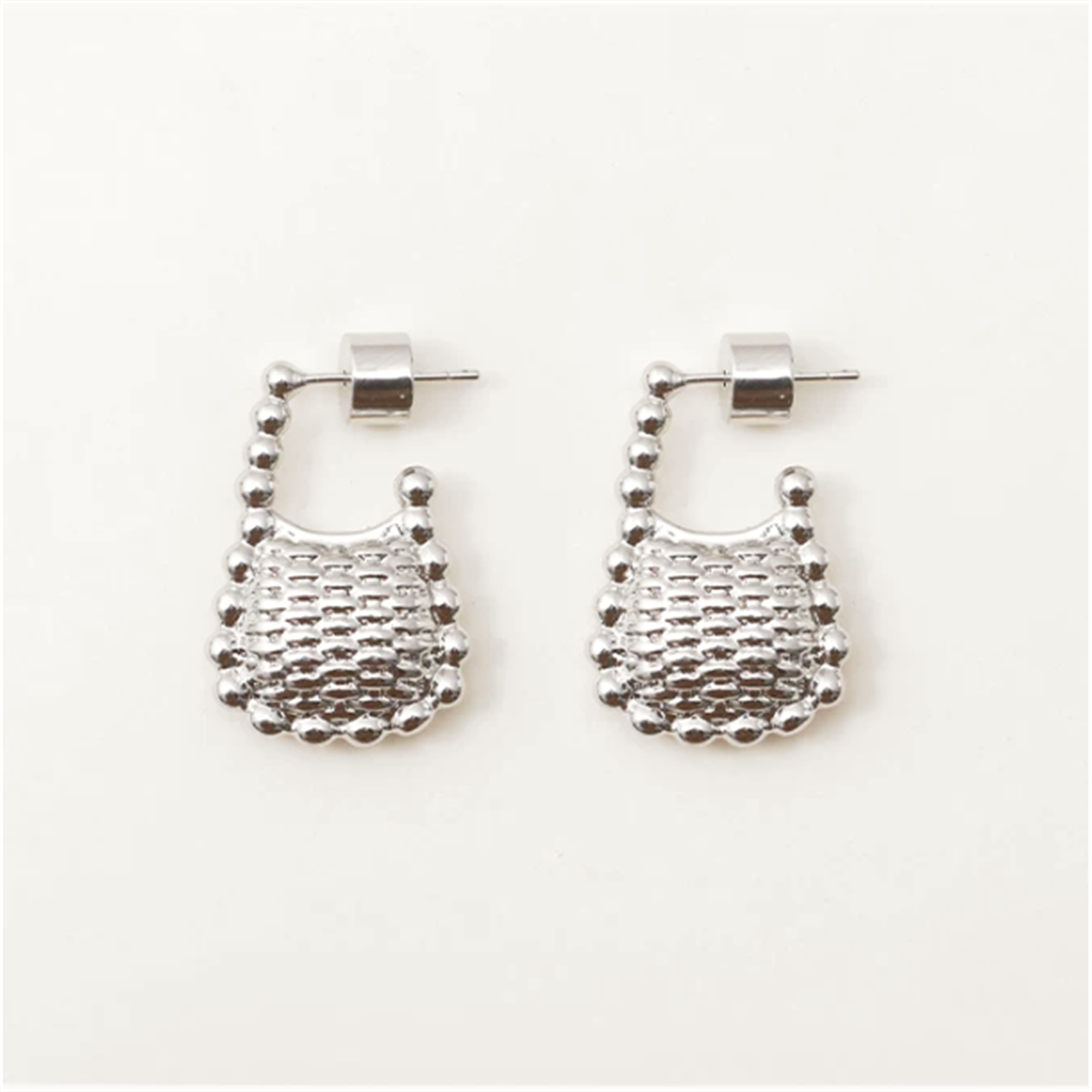 Luminous Woven Statement Earrings