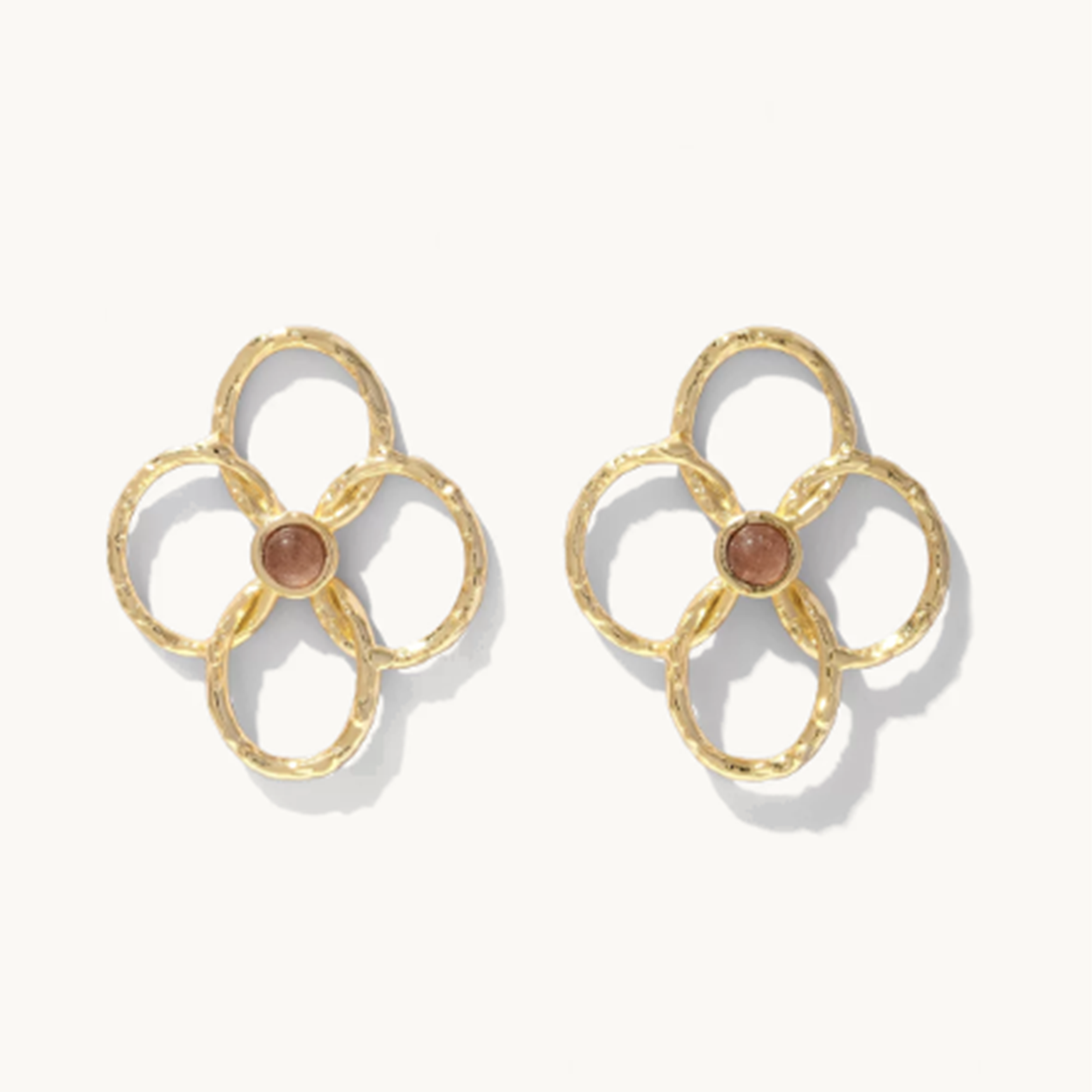 Flora Openwork Flower Earrings