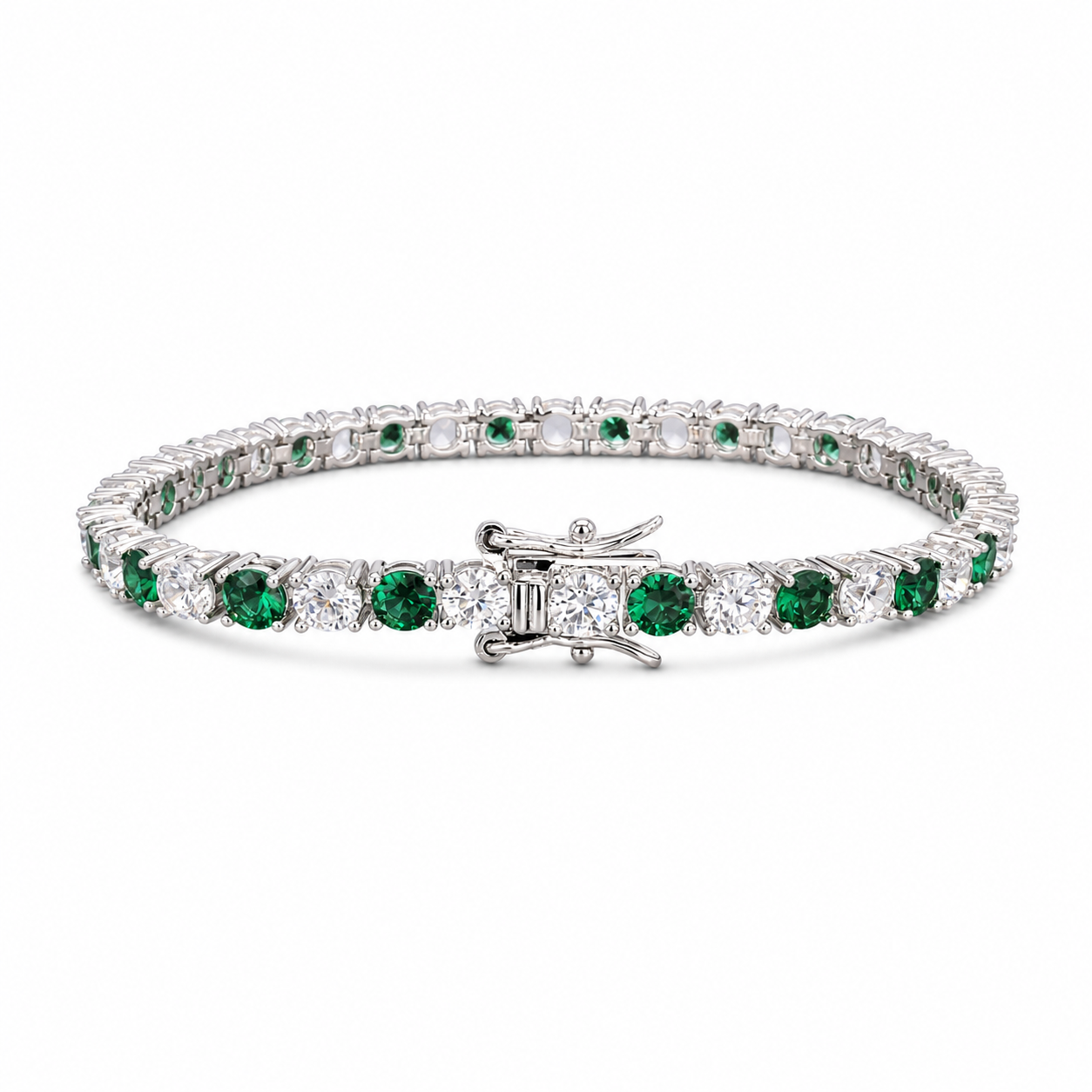 Celestine Emerald Tennis Bracelet