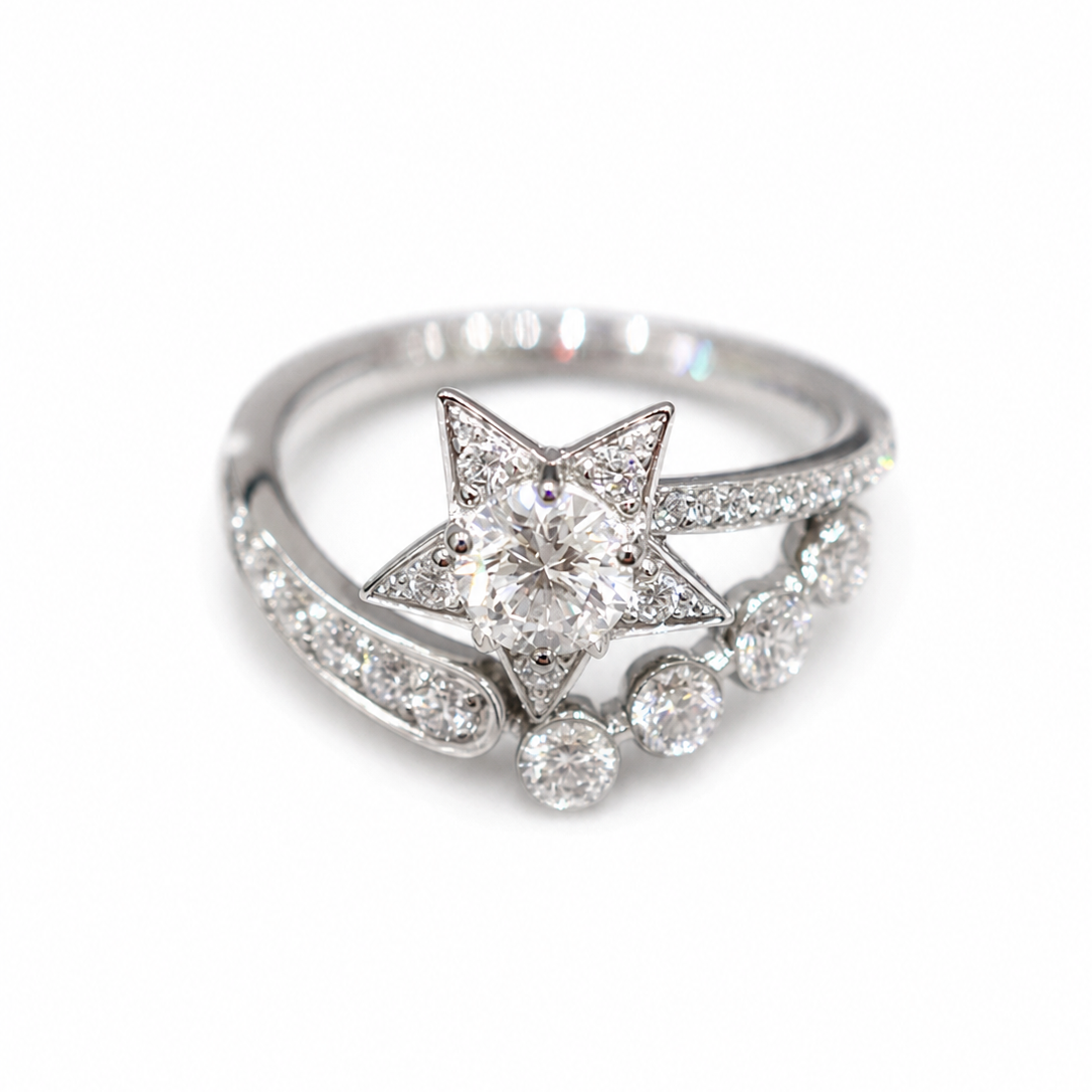 Celestial Comet Ring