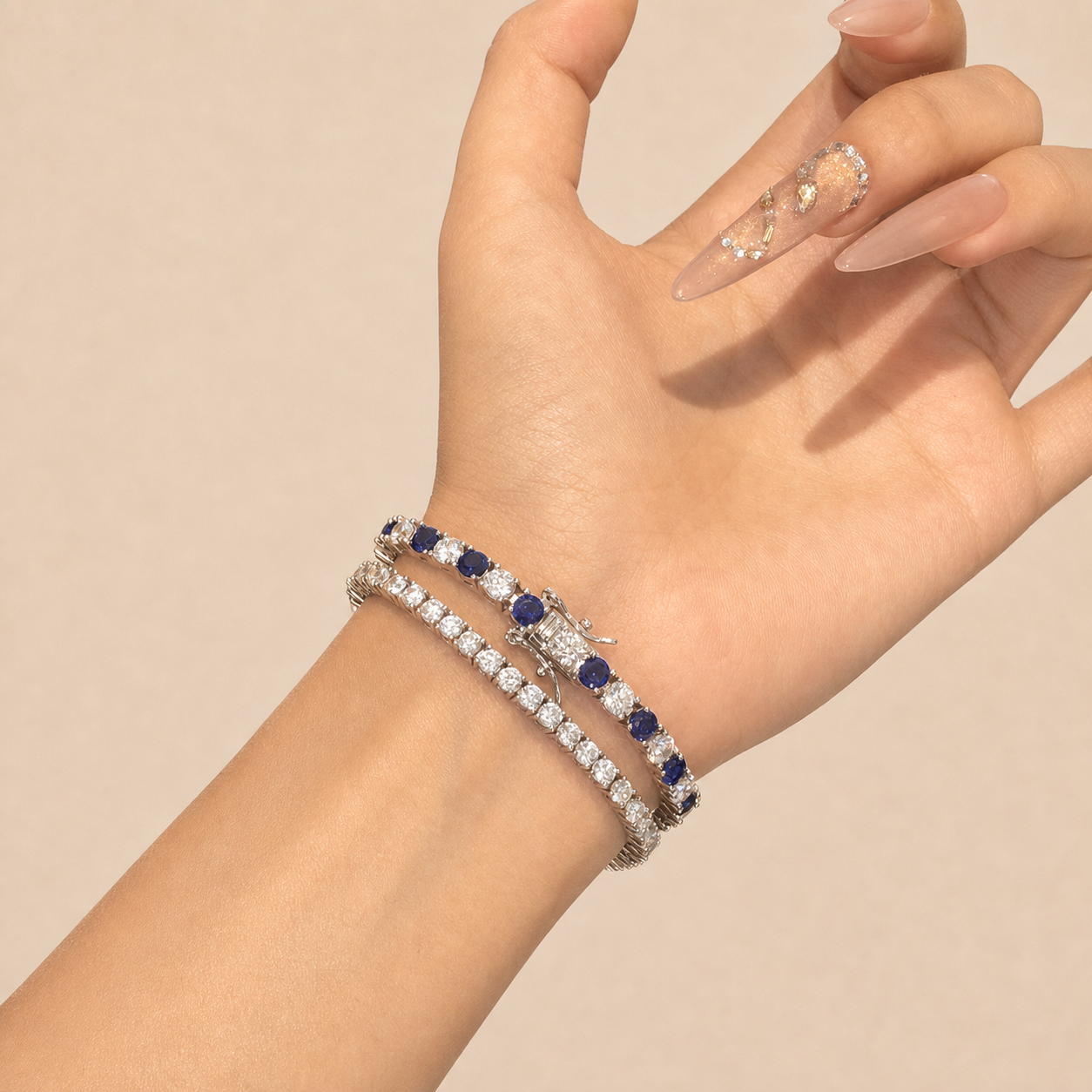 Celestine Azure Tennis Bracelet