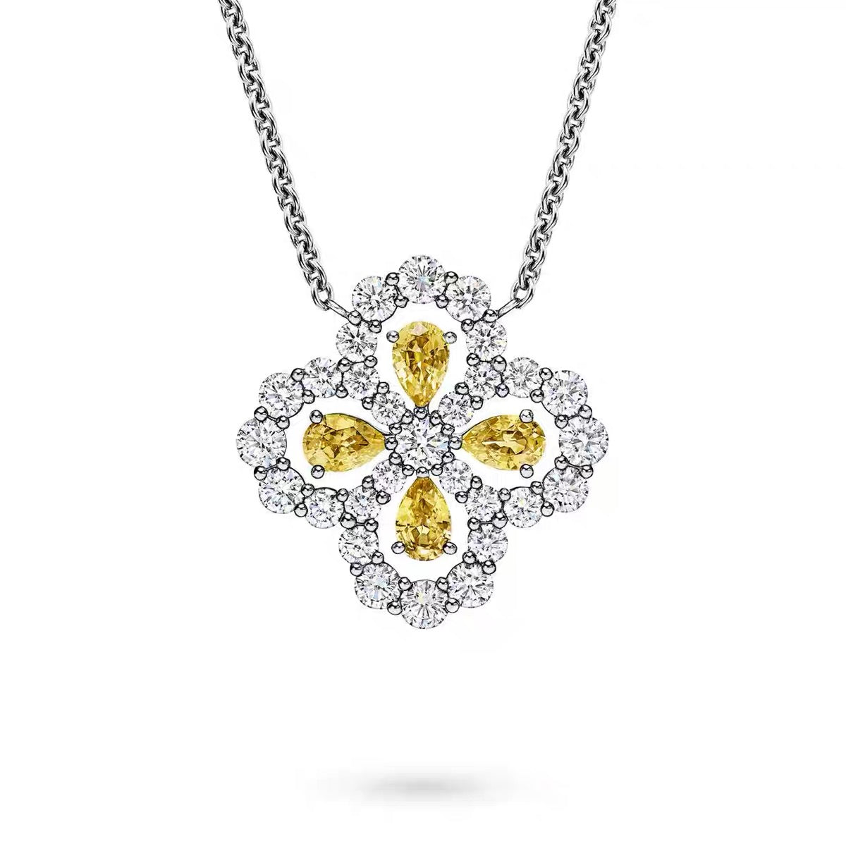 Four Leaf Clover Pendant Necklace
