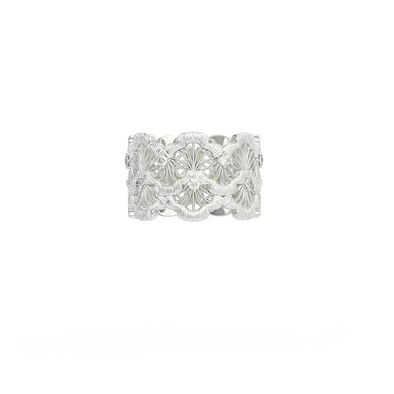 Silver Lace Filigree Ring
