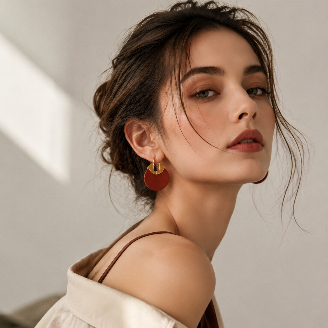Horseshoe Drop Earrings