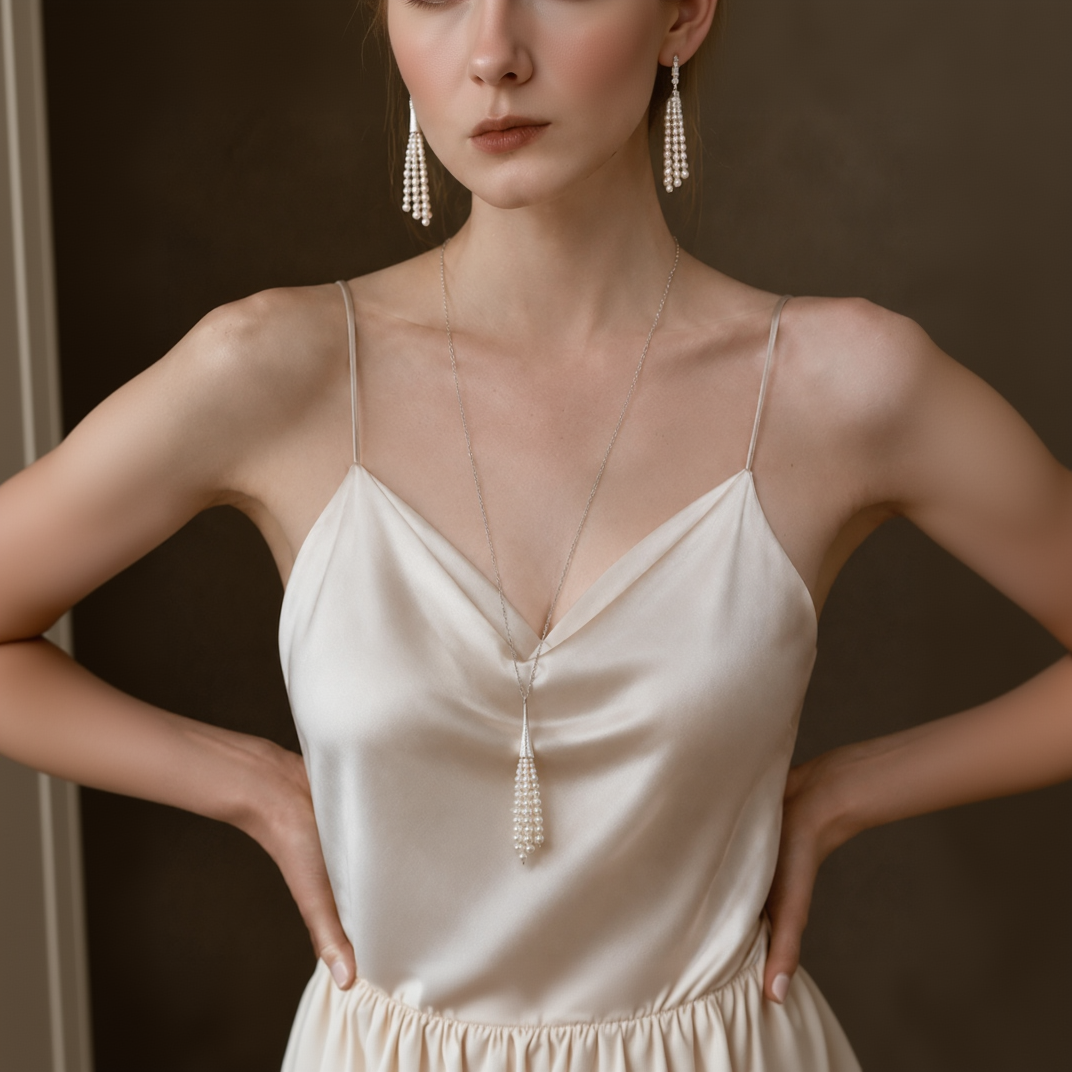 Dawn Pearl Pendant Necklace