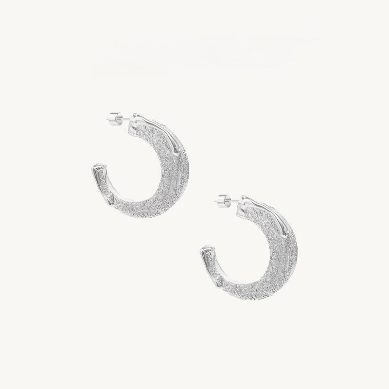 Gilded Crescent Earrings
