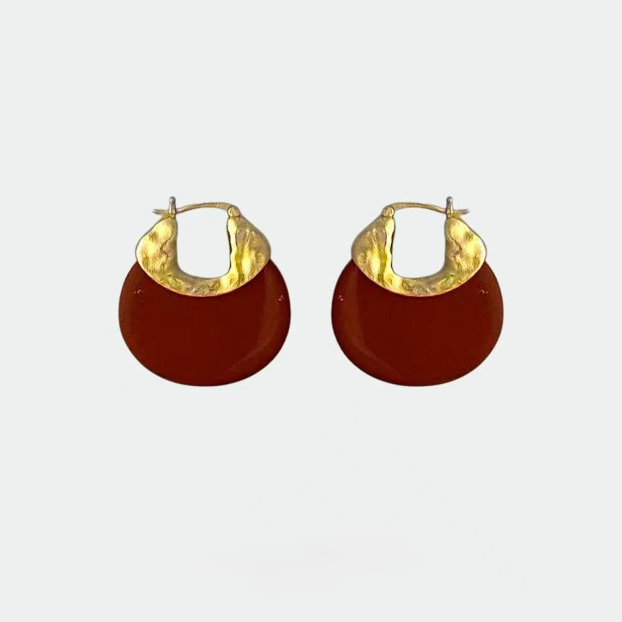 Horseshoe Drop Earrings