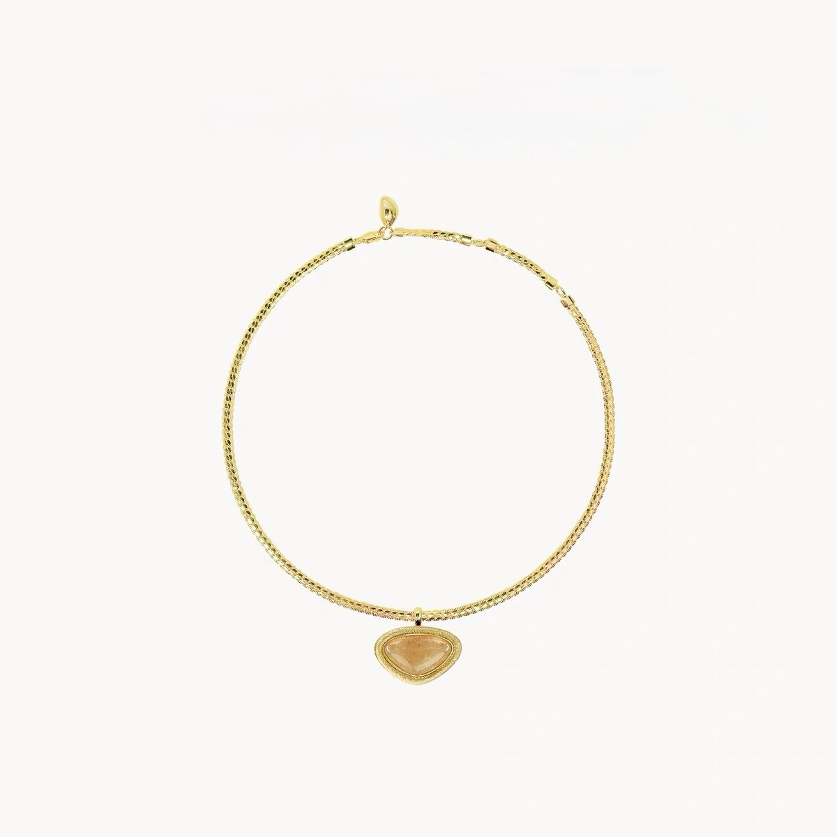 Velora Solo Natural Stone Pendant Necklace