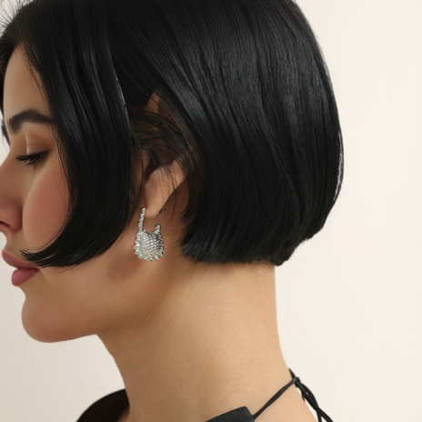 Luminous Woven Statement Earrings